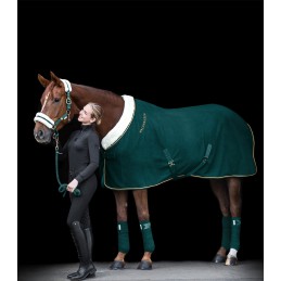 Modern roze fleecedeken