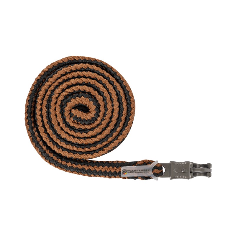 Plus Halstertouw, paniekhaak, donker beslag