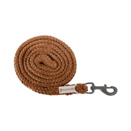 Plus Halstertouw, karabijnhaak, donker beslag