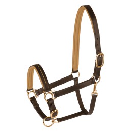 STAR Leren halster Diamant