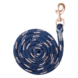 Rosé halstertouw, karabijnhaak