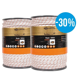 Gallagher Duopack TurboLine Cord 2x500 meter wit