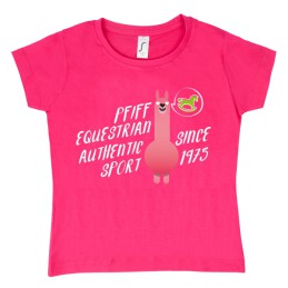 Pfiff kinder t-shirt lama-love roze