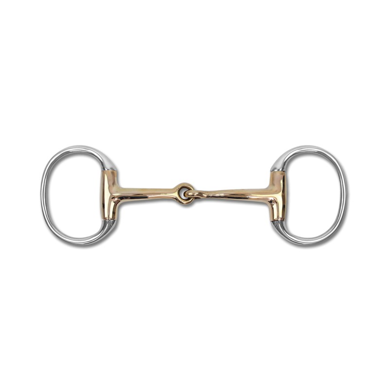 Cupris dubbelgebroken trens, massief Cupris dubbelgebroken trens, massief