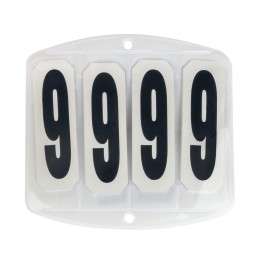 Zadeldek Competition Numbers, vierkant, met klittenbandsluiting