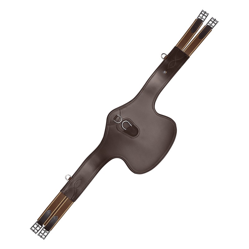 Leren singel - met noppenbeschermer