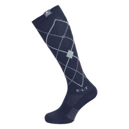 Argyle paardrijsokken