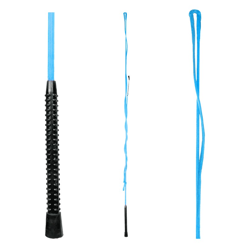 Longeerzweep met nylon bekleding, uit één stuk, zonder ring, met kunststof handvat